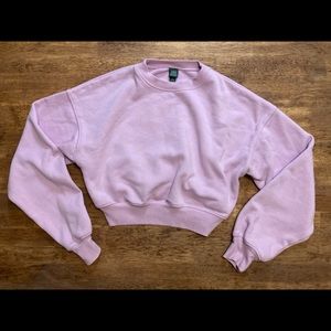 Athletic Cropped Sweatshirt